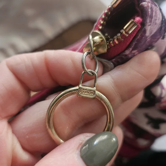 Coach Artistic Red and Pink Tote Bag - Picture 5 of 6